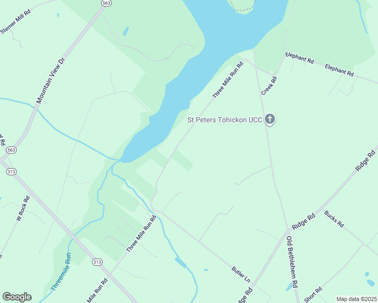 map of restaurants, bars, coffee shops, grocery stores, and more near 2625 3 Mile Run Rd in Perkasie