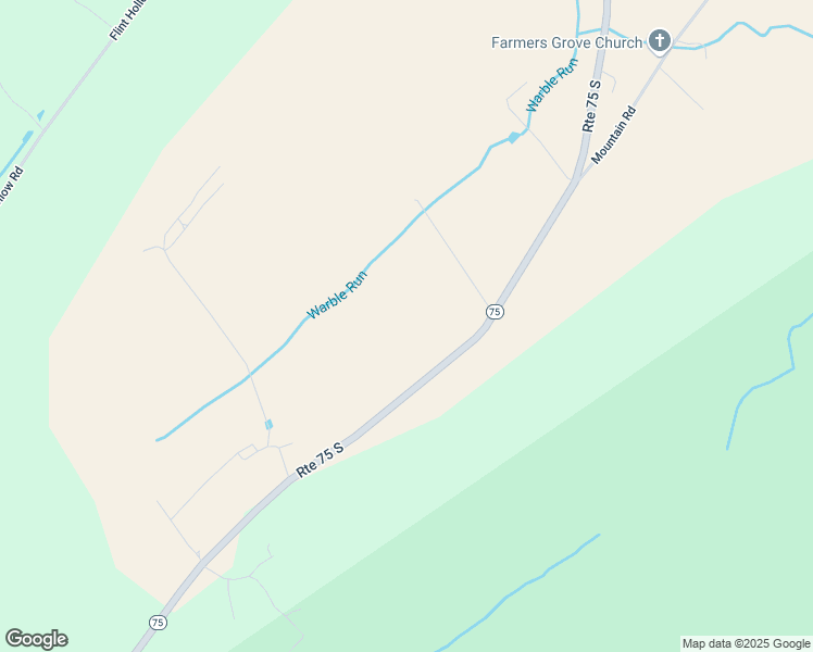 map of restaurants, bars, coffee shops, grocery stores, and more near 14813 Pennsylvania 75 in Honey Grove