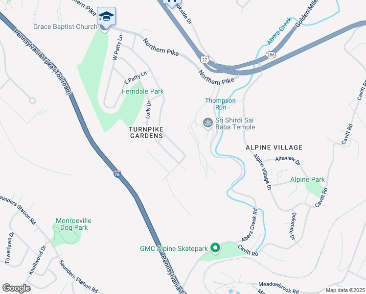 map of restaurants, bars, coffee shops, grocery stores, and more near 4809 Bert Dr in Monroeville