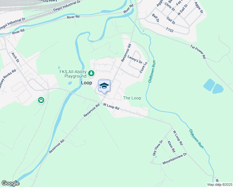 map of restaurants, bars, coffee shops, grocery stores, and more near 2357 Reservoir Rd in Hollidaysburg
