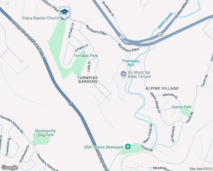 map of restaurants, bars, coffee shops, grocery stores, and more near 4809 Bert Drive in Monroeville