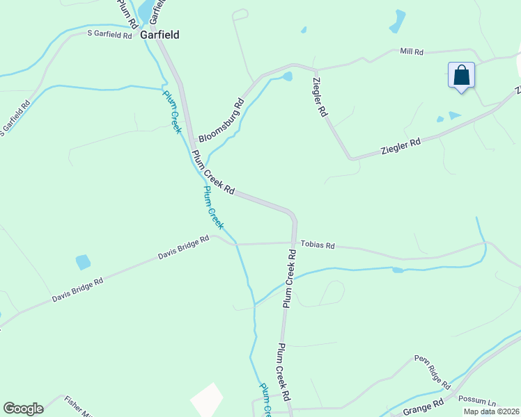 map of restaurants, bars, coffee shops, grocery stores, and more near 430 Plum Creek Road in Bernville