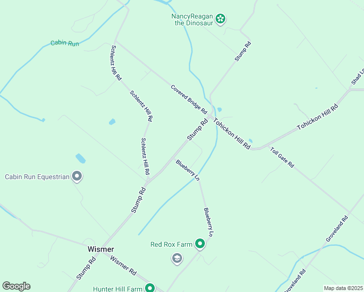 map of restaurants, bars, coffee shops, grocery stores, and more near 6781 Stump Road in Pipersville