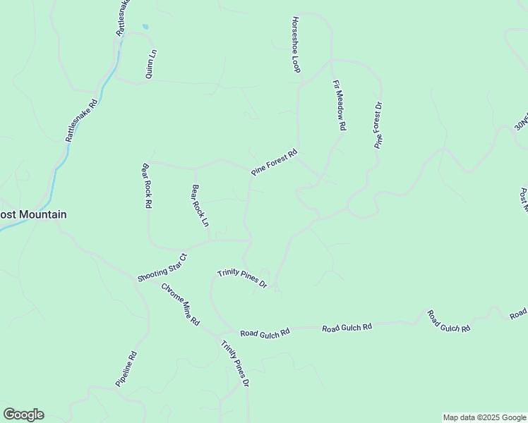 map of restaurants, bars, coffee shops, grocery stores, and more near Pine Forest Road in Hayfork