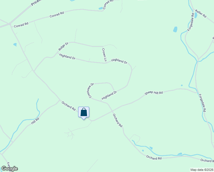 map of restaurants, bars, coffee shops, grocery stores, and more near 36 Crestview Drive in Fleetwood