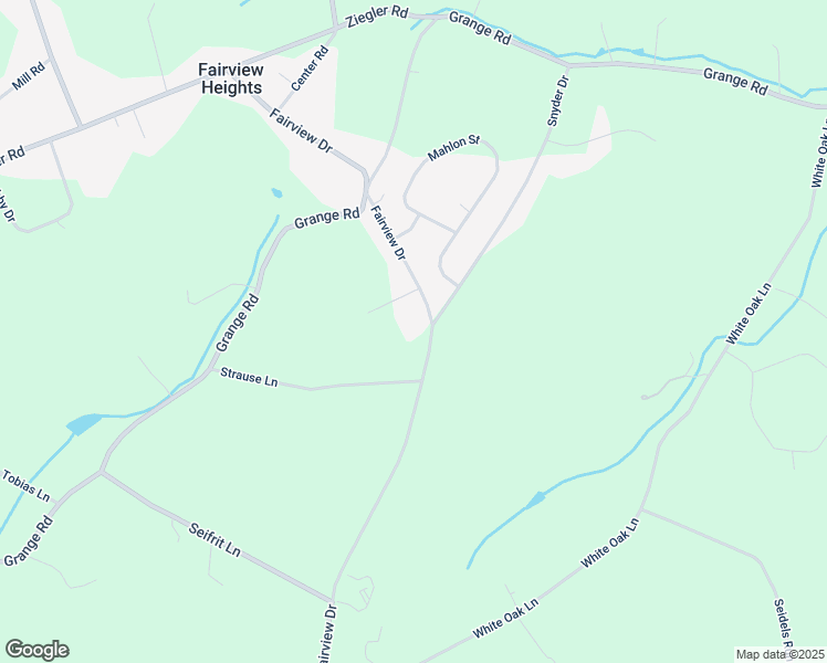 map of restaurants, bars, coffee shops, grocery stores, and more near 1516 Fairview Drive in Leesport