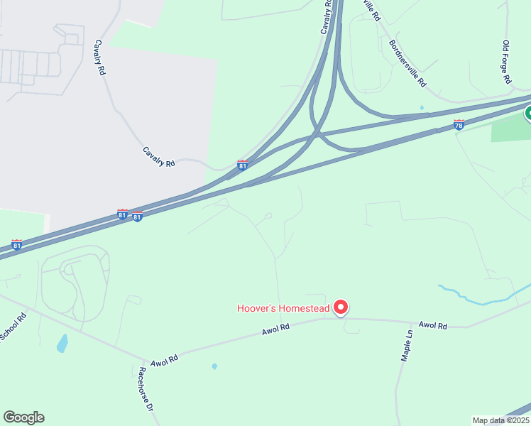 map of restaurants, bars, coffee shops, grocery stores, and more near 63 Hoover Drive in Jonestown