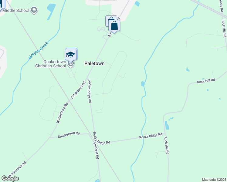 map of restaurants, bars, coffee shops, grocery stores, and more near 1036 Mariwill Drive in Quakertown