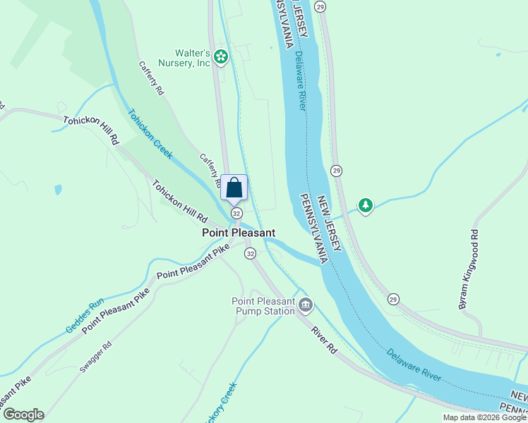 map of restaurants, bars, coffee shops, grocery stores, and more near 37 Byram Road in Bucks County