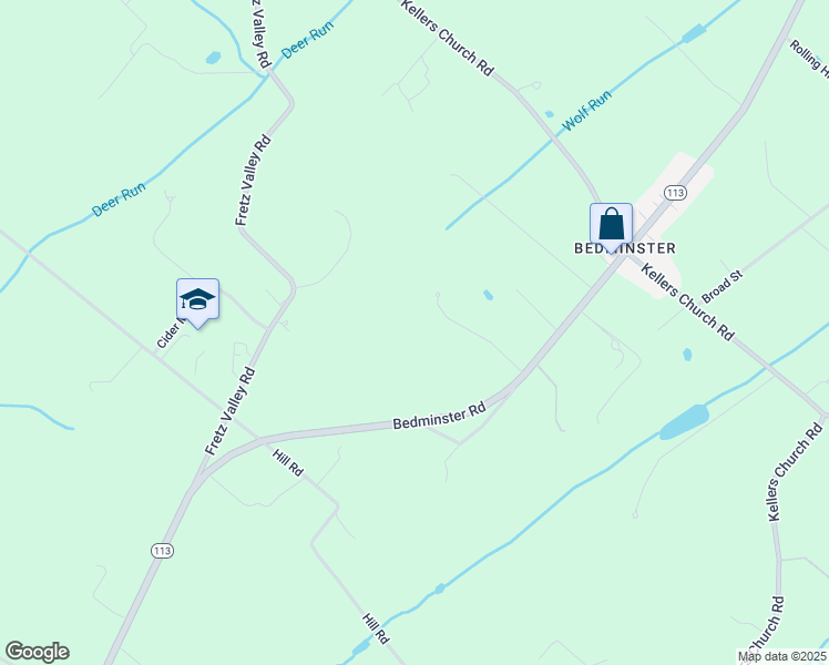 map of restaurants, bars, coffee shops, grocery stores, and more near 3008 Bedminster Road in Perkasie