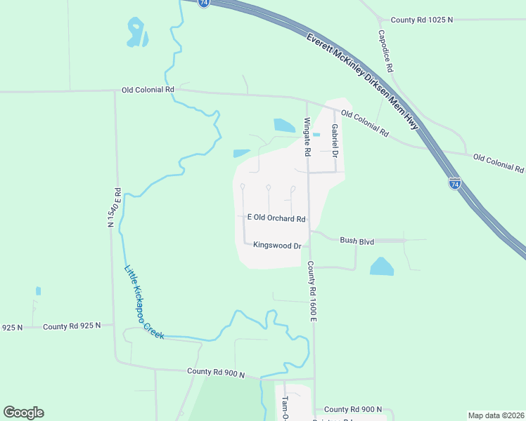 map of restaurants, bars, coffee shops, grocery stores, and more near 15845 East Old Orchard Road in Bloomington