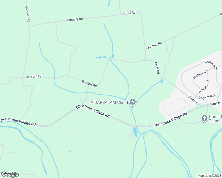 map of restaurants, bars, coffee shops, grocery stores, and more near 114 James Road in Bernville