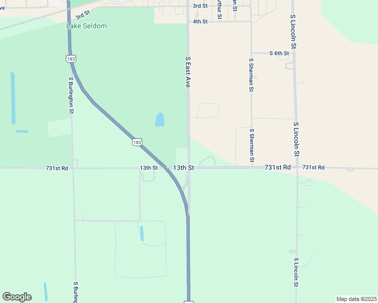 map of restaurants, bars, coffee shops, grocery stores, and more near 1212 South East Avenue in Holdrege