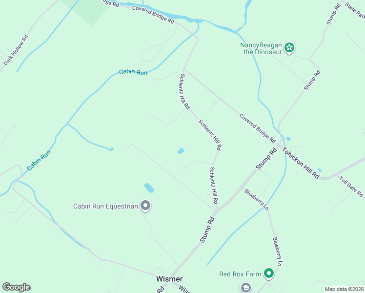 map of restaurants, bars, coffee shops, grocery stores, and more near 6080 Schlentz Hill Road in Bucks County