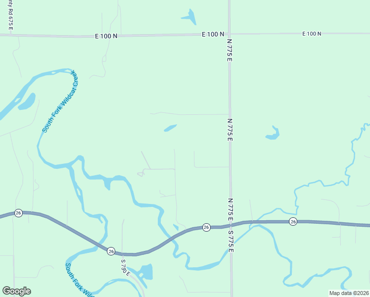 map of restaurants, bars, coffee shops, grocery stores, and more near 220 North 775 East in Lafayette