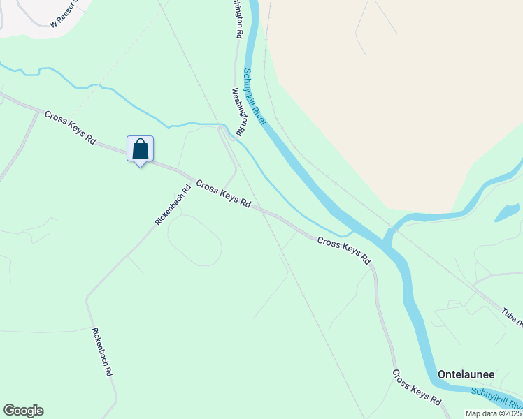 map of restaurants, bars, coffee shops, grocery stores, and more near Cross Keys Road in Berks County
