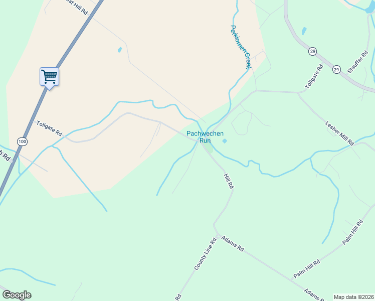 map of restaurants, bars, coffee shops, grocery stores, and more near 1962 Tollgate Road in Berks County