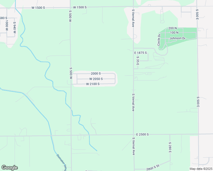 map of restaurants, bars, coffee shops, grocery stores, and more near 217 West 2100 South in Vernal