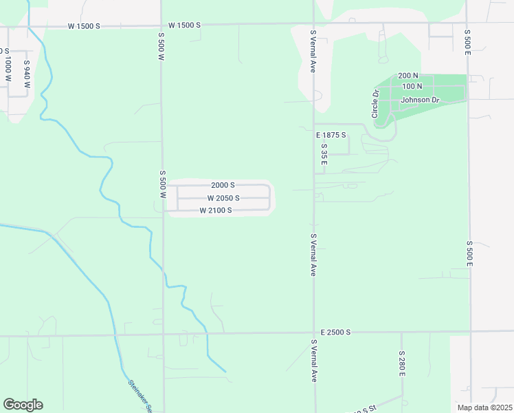 map of restaurants, bars, coffee shops, grocery stores, and more near 190 West 2100 South in Vernal