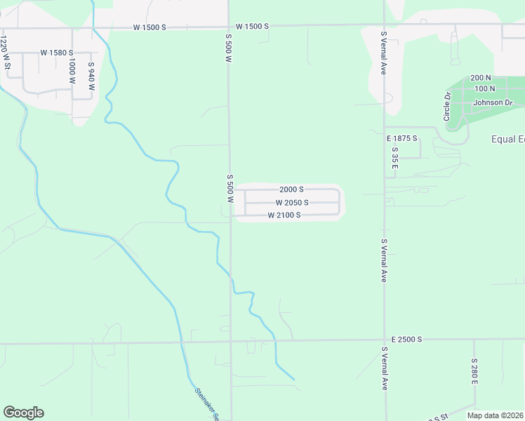 map of restaurants, bars, coffee shops, grocery stores, and more near 404 West 2100 South in Vernal
