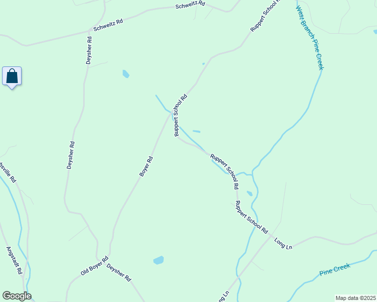 map of restaurants, bars, coffee shops, grocery stores, and more near 70 Ruppert School Road in Oley