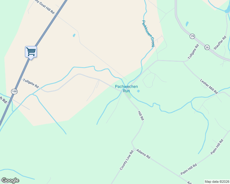 map of restaurants, bars, coffee shops, grocery stores, and more near 1962 Tollgate Road in Berks County