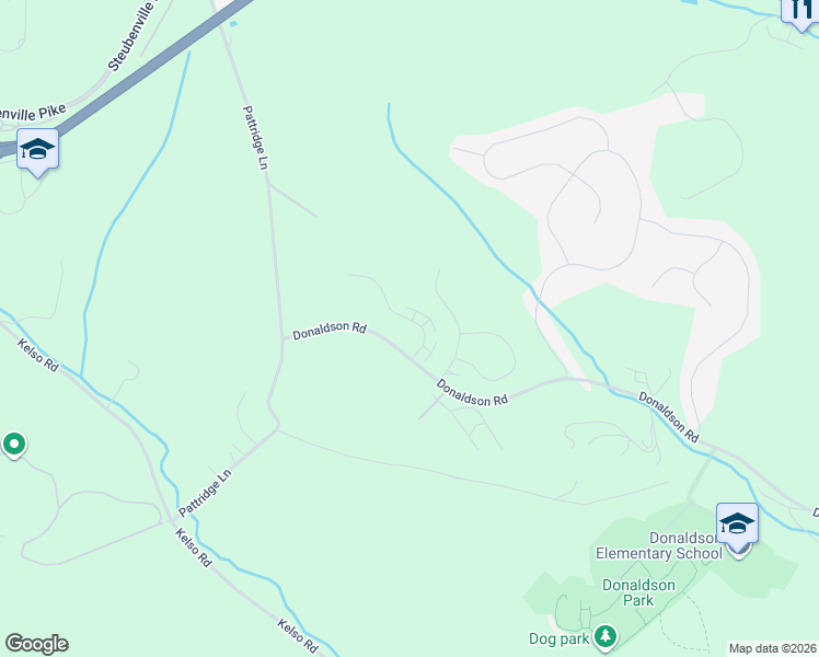 map of restaurants, bars, coffee shops, grocery stores, and more near 504 Raymond Drive in Oakdale
