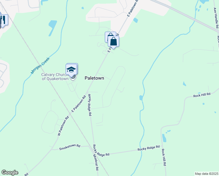 map of restaurants, bars, coffee shops, grocery stores, and more near 1142 Mariwill Drive in Quakertown