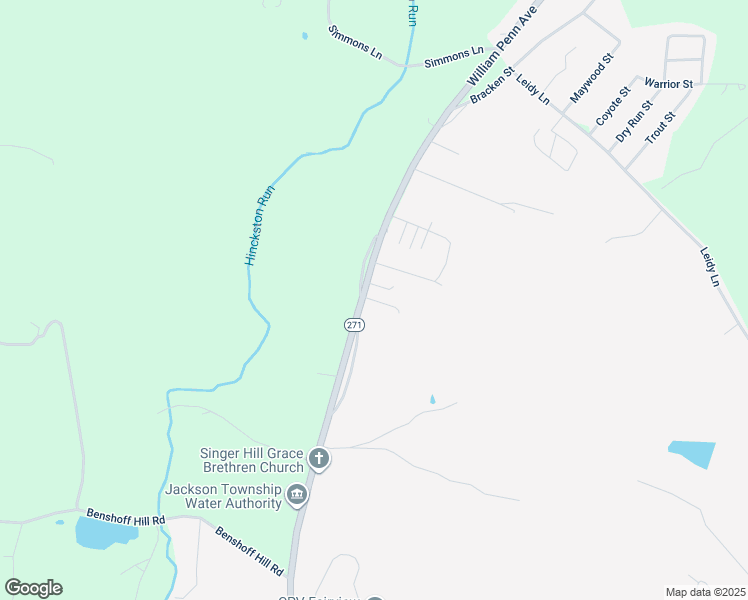 map of restaurants, bars, coffee shops, grocery stores, and more near 133 Anderson Drive in Johnstown