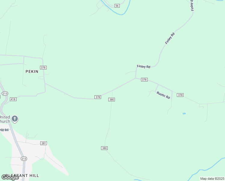 map of restaurants, bars, coffee shops, grocery stores, and more near Township Road 378 in Jefferson County