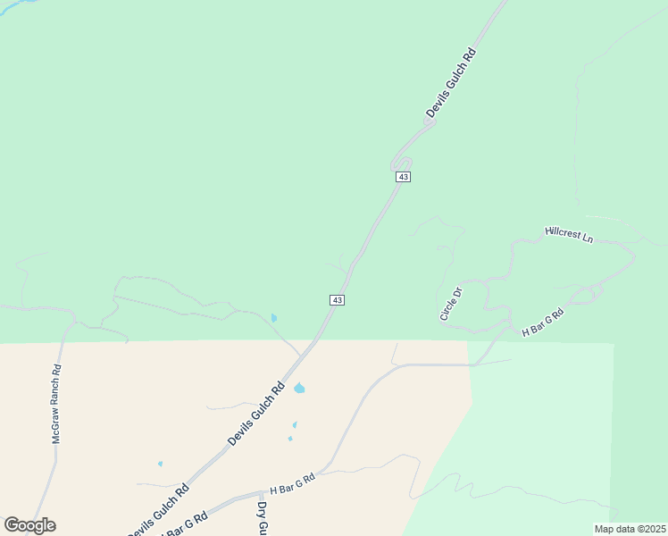 map of restaurants, bars, coffee shops, grocery stores, and more near 3501 Devils Gulch Road in Estes Park