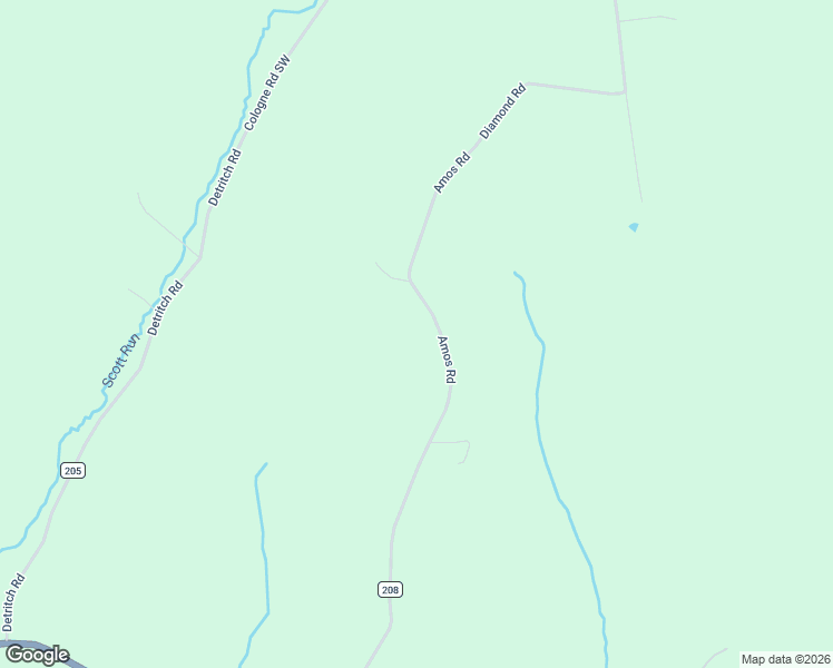 map of restaurants, bars, coffee shops, grocery stores, and more near 91496-91708 Amos Road in Scio