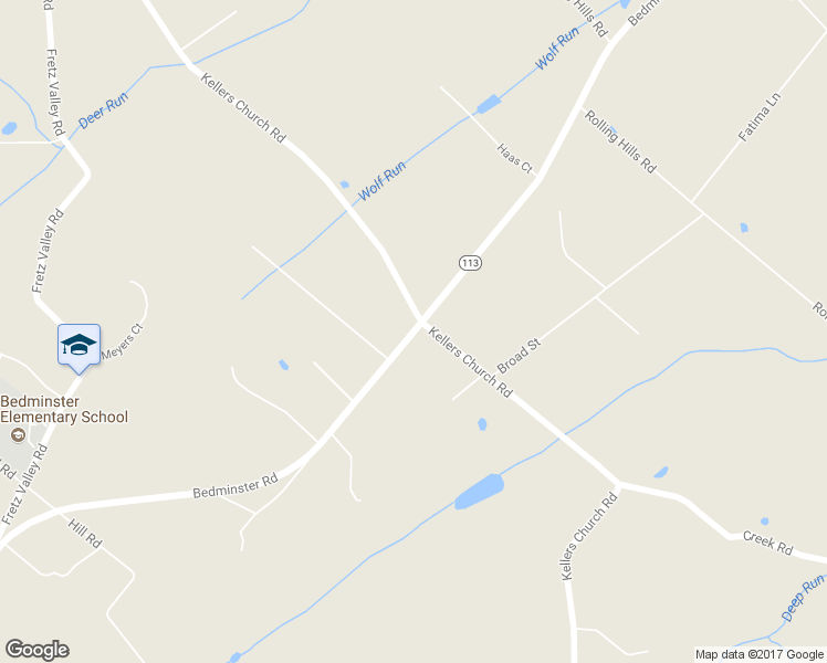 map of restaurants, bars, coffee shops, grocery stores, and more near 3082 Bedminster Road in Bucks County