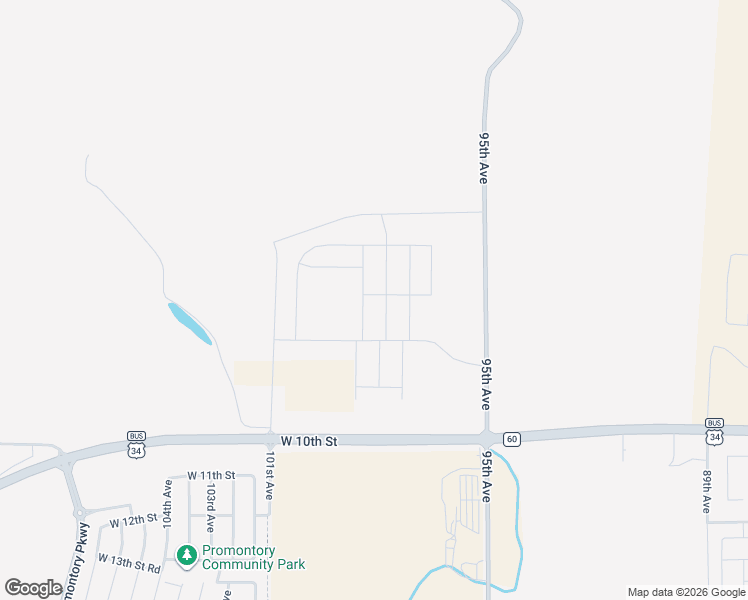 map of restaurants, bars, coffee shops, grocery stores, and more near 29274 County Road 25 in Greeley