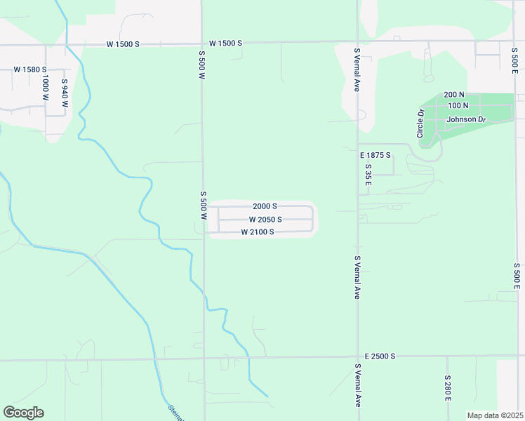 map of restaurants, bars, coffee shops, grocery stores, and more near 315 West 2000 South in Vernal