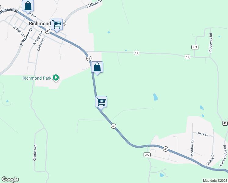 map of restaurants, bars, coffee shops, grocery stores, and more near in Richmond