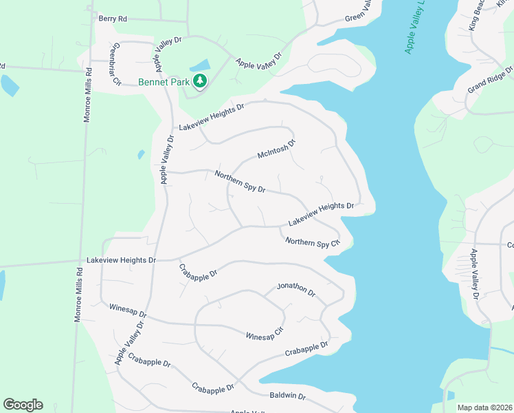 map of restaurants, bars, coffee shops, grocery stores, and more near 193 Northern Spy Drive in Howard