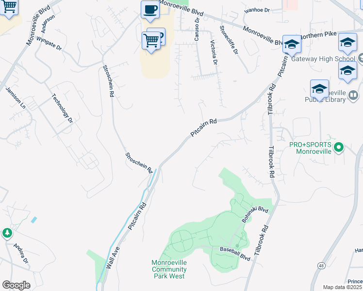 Pitcairn Road, Monroeville PA Walk Score