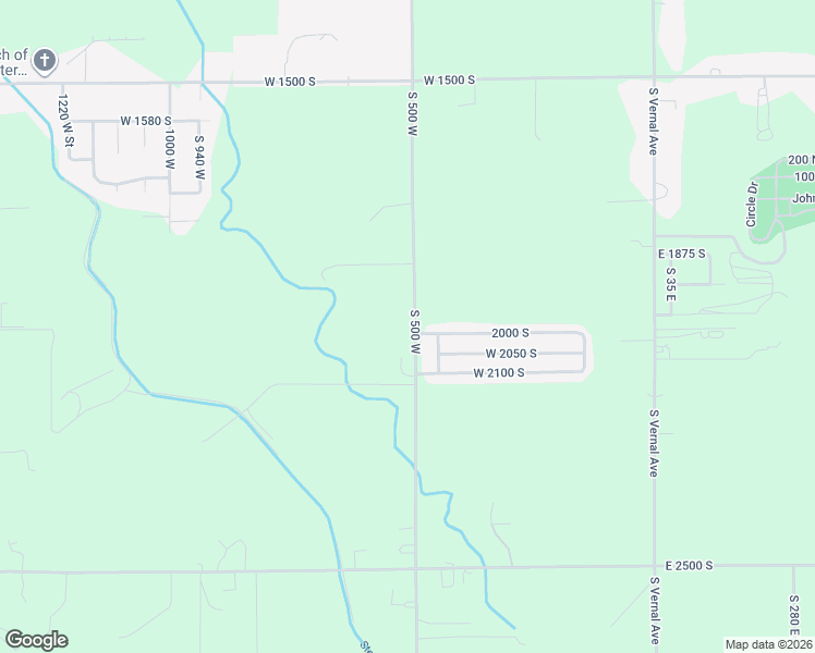 map of restaurants, bars, coffee shops, grocery stores, and more near 520 2000 South in Vernal