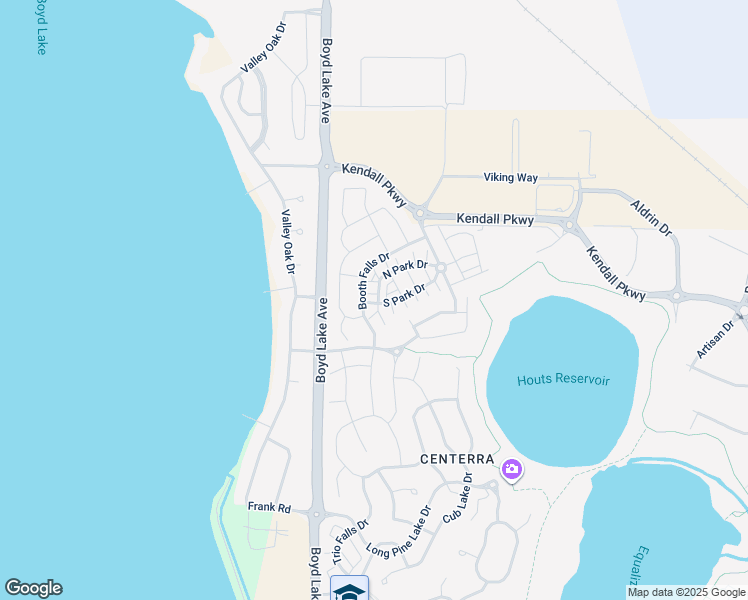 map of restaurants, bars, coffee shops, grocery stores, and more near 4110 North Park Drive in Loveland