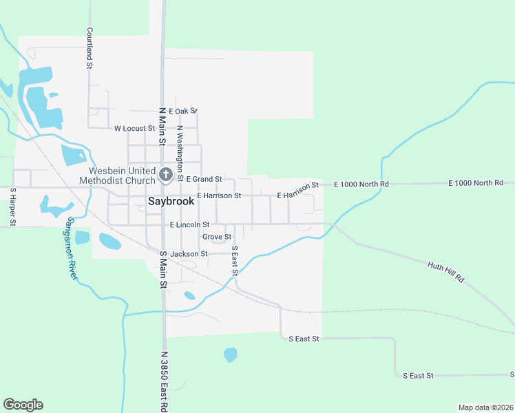 map of restaurants, bars, coffee shops, grocery stores, and more near 113 North Madison Street in Saybrook