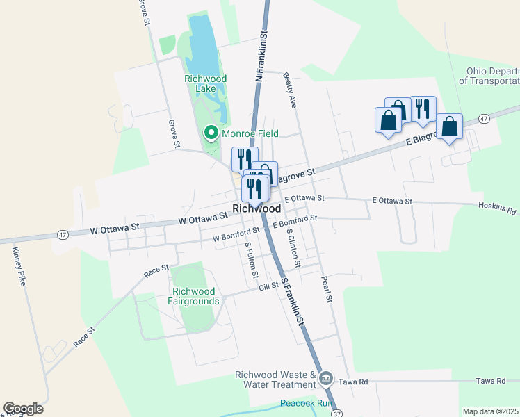 47 West Ottawa Street, Richwood OH Walk Score