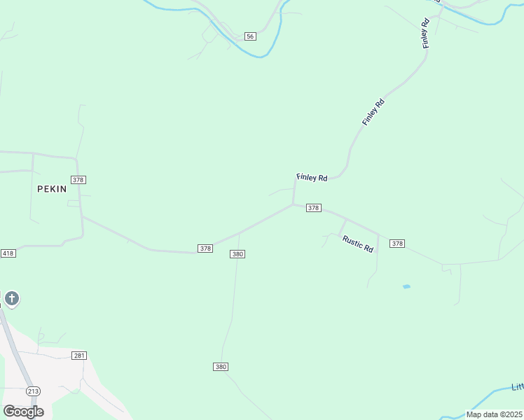 map of restaurants, bars, coffee shops, grocery stores, and more near Township Road 378 in Steubenville