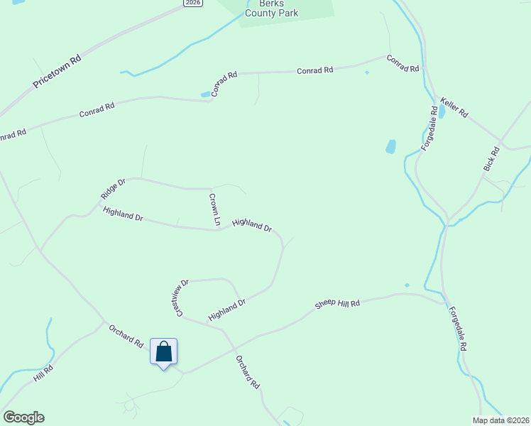 map of restaurants, bars, coffee shops, grocery stores, and more near 36 Highland Drive in Fleetwood