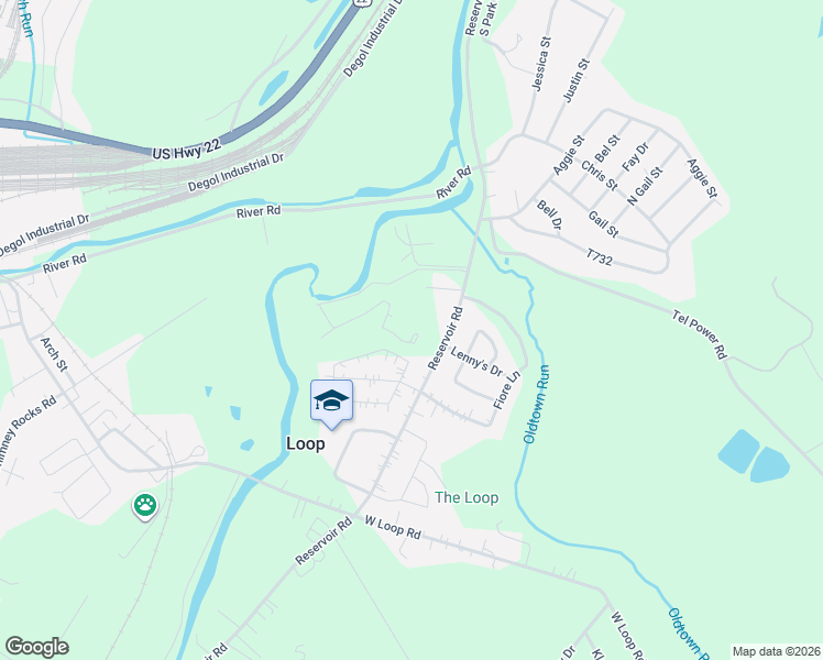 map of restaurants, bars, coffee shops, grocery stores, and more near 205-299 Richards Dr in Hollidaysburg