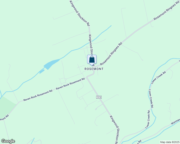 map of restaurants, bars, coffee shops, grocery stores, and more near 73 Kingwood Stockton Road in Stockton
