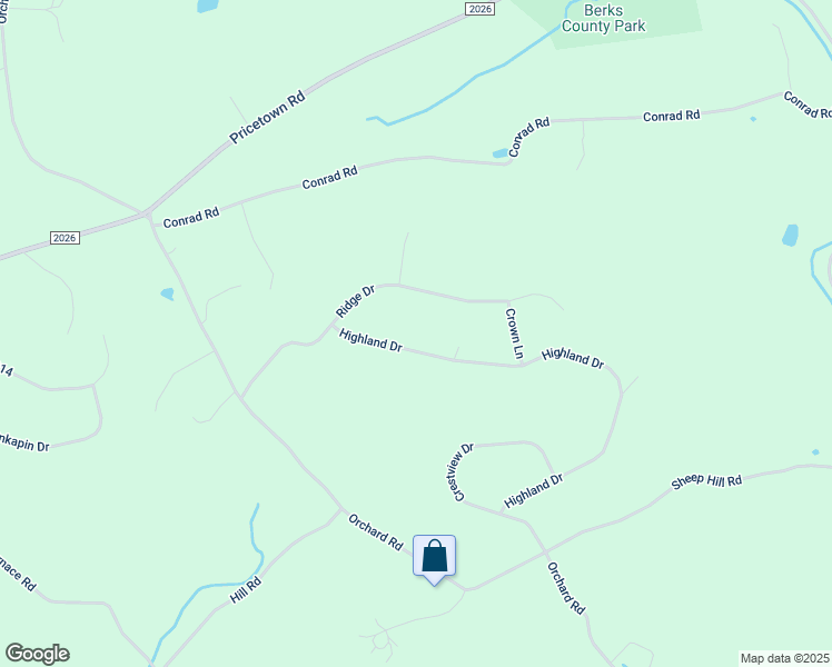 map of restaurants, bars, coffee shops, grocery stores, and more near 58 Highland Drive in Fleetwood