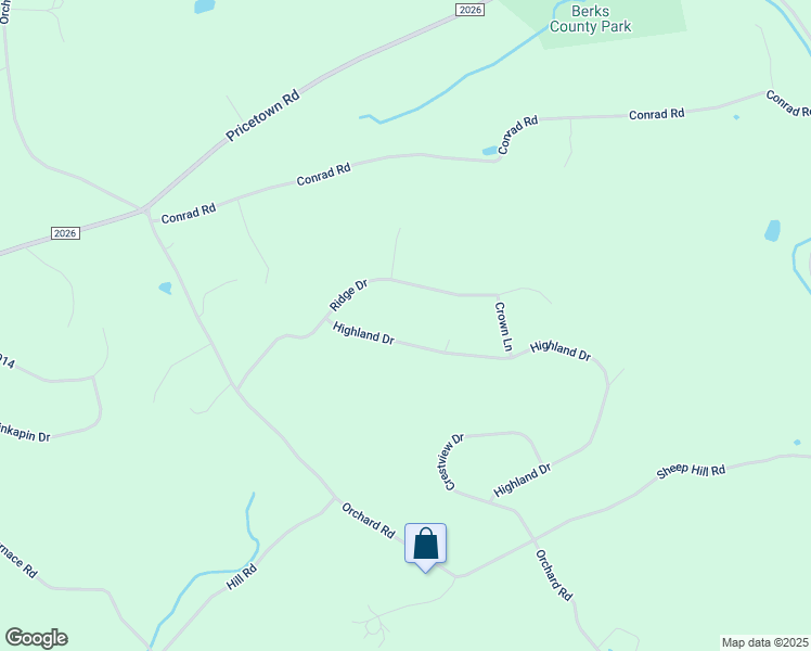 map of restaurants, bars, coffee shops, grocery stores, and more near 58 Highland Drive in Fleetwood