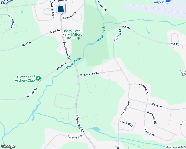 map of restaurants, bars, coffee shops, grocery stores, and more near 2101-2399 Foulkes Mill Rd in Quakertown