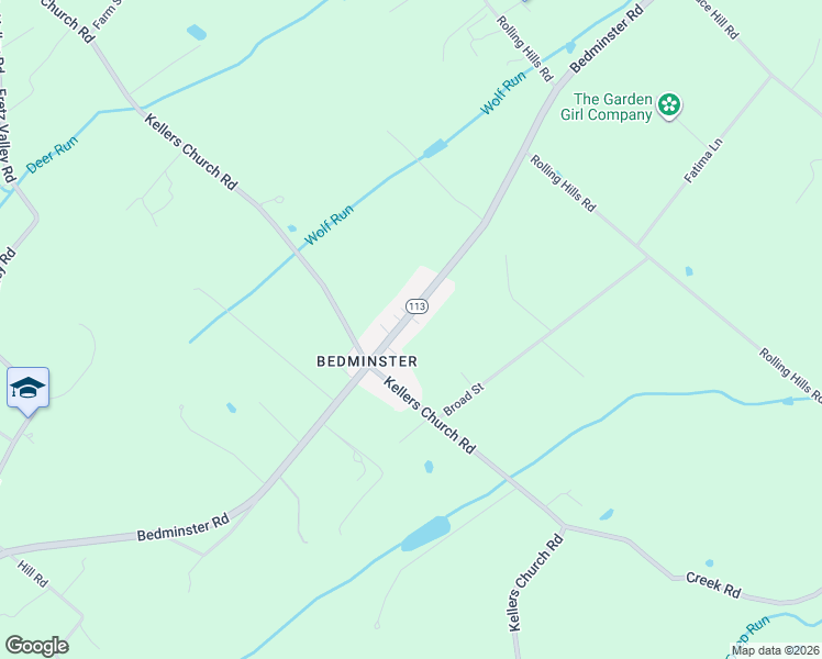 map of restaurants, bars, coffee shops, grocery stores, and more near 3120 Broad Street in Ottsville